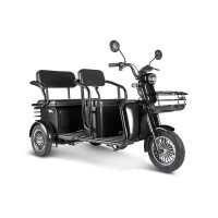 Электротрицикл Rutrike Экипаж Черный